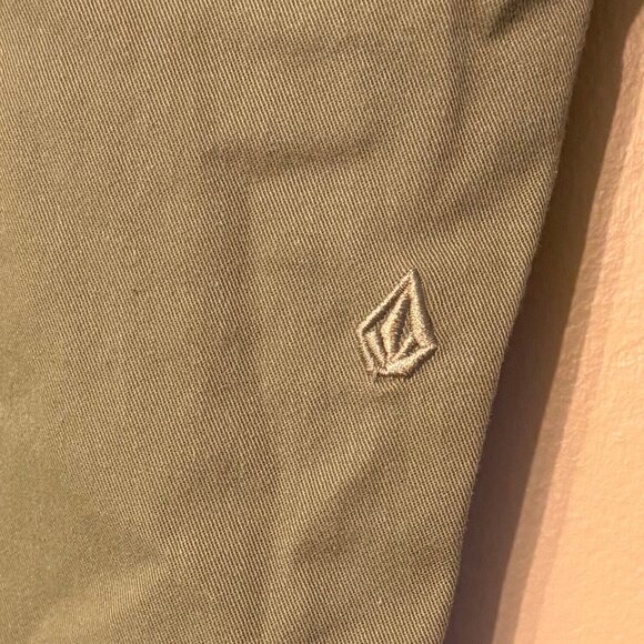 Volcom Straight Leg Green Pants Size 28 - Picture 4 of 8